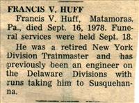 Huff, Francis V. 